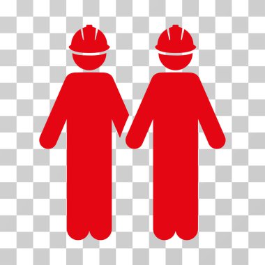 İşçiler vektör simgesi