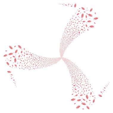 Galaxy havai fişek girdap döndürme