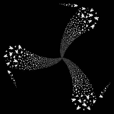 Yen havai fişek girdap döndürme