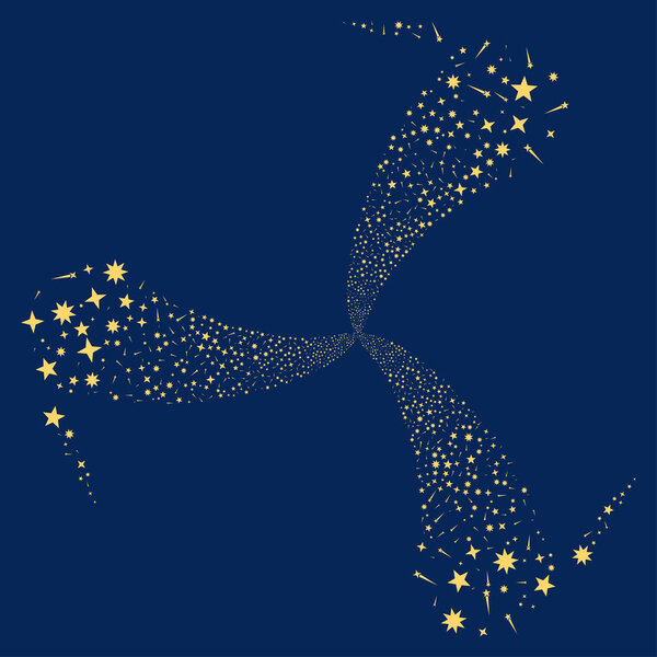 Confetti Stars Fireworks Swirl Rotation