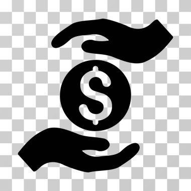 İş sigorta eller vektör simgesi