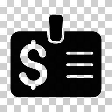 Doları rozet vektör simgesi