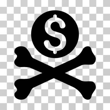 Ölümlü borç vektör simgesi