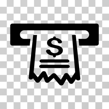 Kağıt giriş makine vektör simgesi