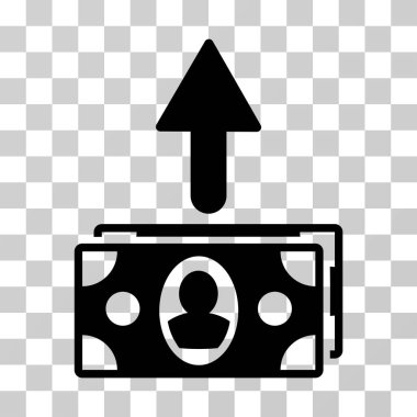 Banknot vektör simge harcamak