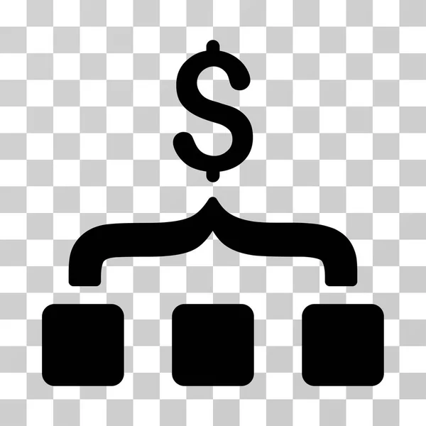 Samla in pengar vektor symbol — Stock vektor