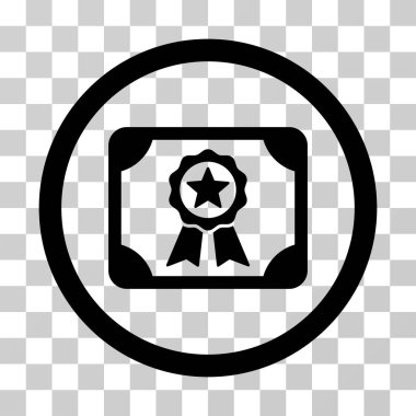 Sertifika Vektörü Simgesi