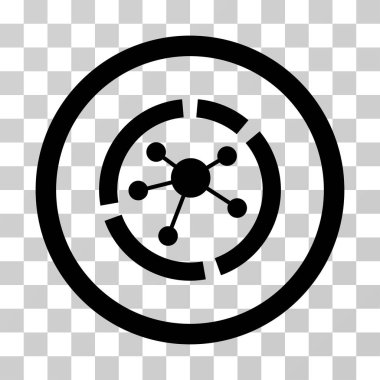 Bağlantıları diyagramını vektör simgesi