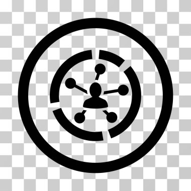 İlişkiler diyagramı vektör simgesi