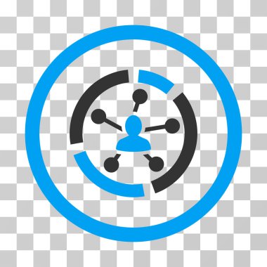 İlişkiler diyagramı vektör simgesi