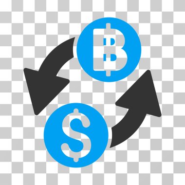 Doları Baht Exchange vektör simgesi