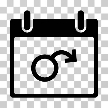 İktidarsızlık takvim gün vektör simgesi