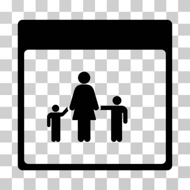 Anne takvim sayfası vektör simgesi