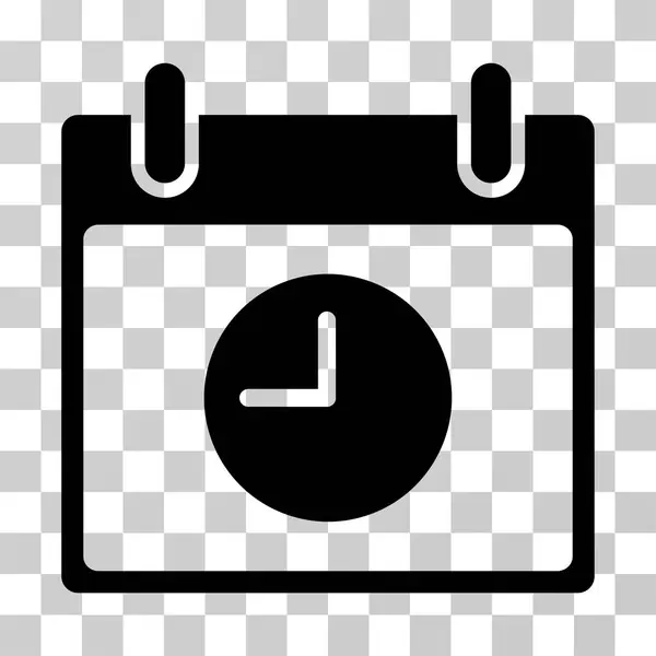 Relógio Calendário Dia Vector Ícone — Vetor de Stock