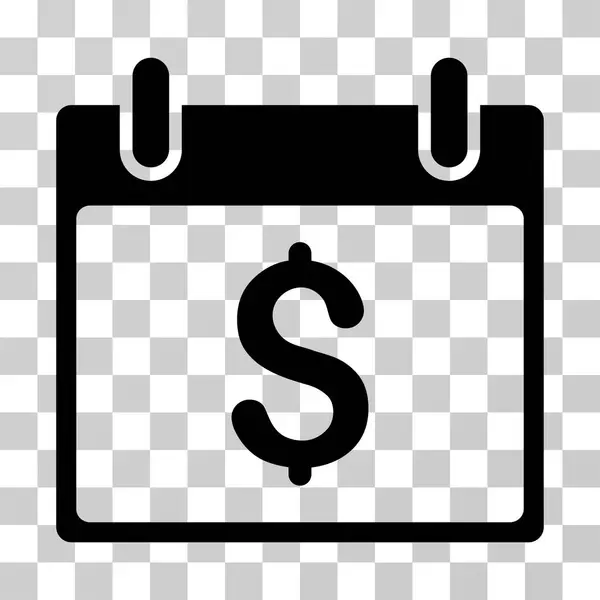 Dollar Calendar Day Vector Icon — Stock Vector