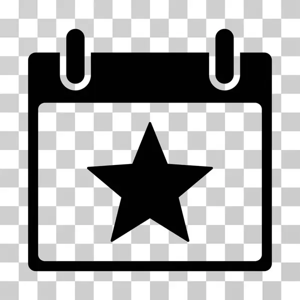 Star dag Vector kalenderpictogram — Stockvector