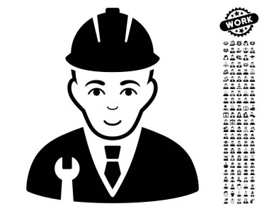 Bonus ile geliştirici vektör simgesi