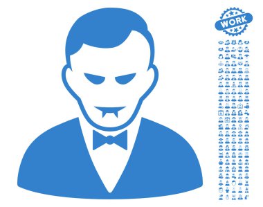 Bonus ile vampir vektör simgesi