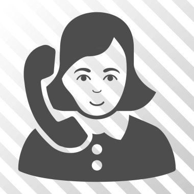 Resepsiyonist vektör simgesi