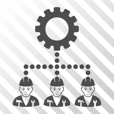 Servis personeli vektör simgesi