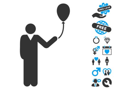 Adam Bonus Dating ile tatil balon simgesiyle