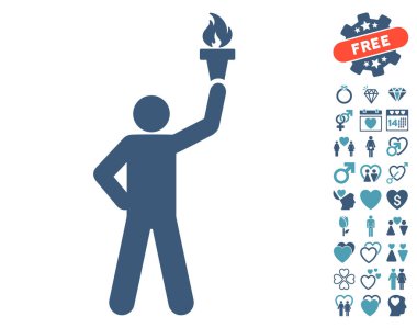 Lider Bonus Dating ile özgürlük Meşalesi simgesiyle
