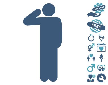 Aşk Bonus ile Selam poz simgesi