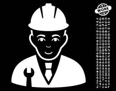 Bonus ile geliştirici vektör simgesi