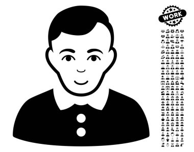 Bonus ile çocuk vektör simgesi