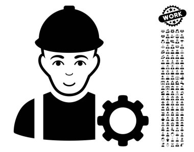 Bonus ile tamirci vektör simgesi