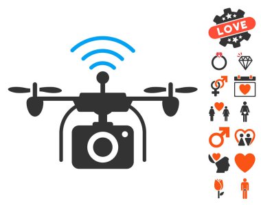 Radyo kamera dron simgesi güzel Bonus ile