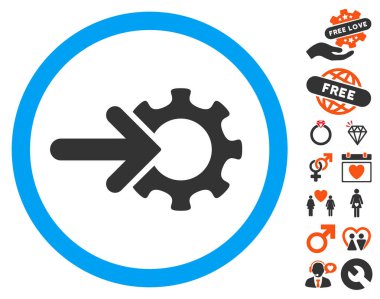 Güzel Bonus ile dişli Tümleştirme simgesi