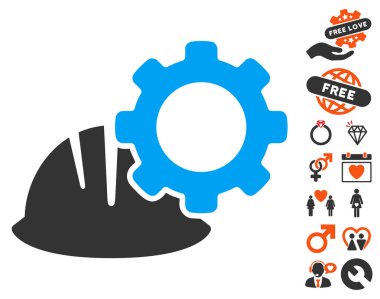 Kask ve Bonus Dating ile dişli simgesini