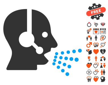 Operatör konuşma simgesini Bonus dating