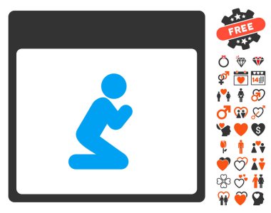 Bonus dating kişi takvim sayfası simgesini dua
