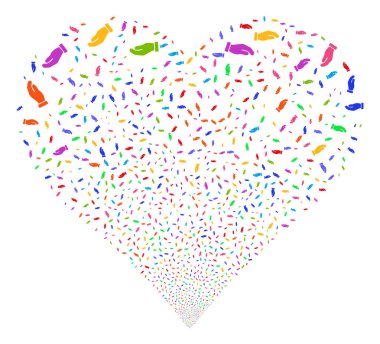 El havai fişek kalp