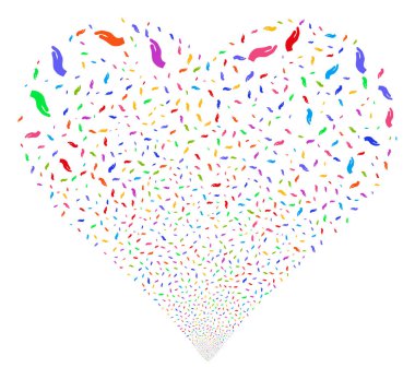 El havai fişek kalp