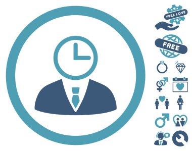 Zaman Yöneticisi simgesini güzel Bonus ile yuvarlak