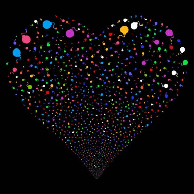 Bomba havai fişek kalp