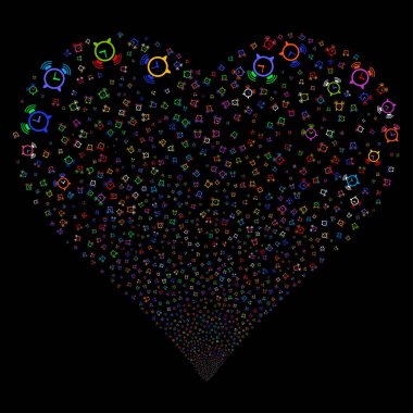 Buzzer havai fişek kalp