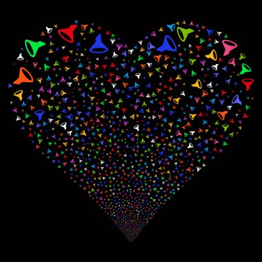 Filtre havai fişek kalp