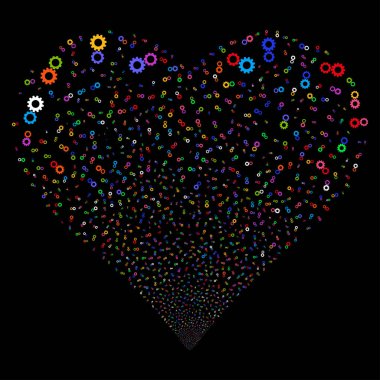 Gears'ın havai fişek kalp