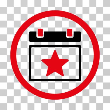 Favoriler gün yuvarlak vektör simgesi