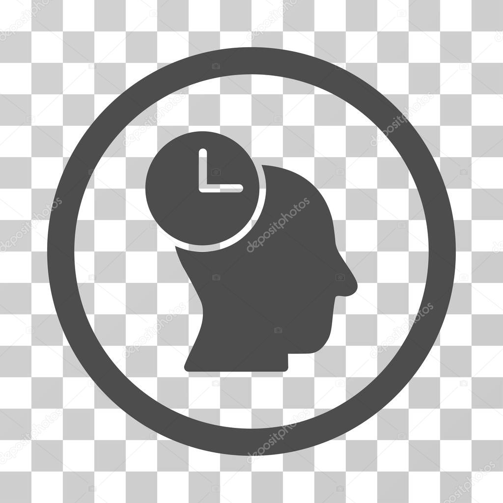 Time Thinking Rounded Vector Icon