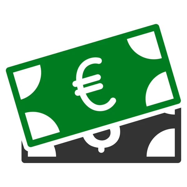 Currency Banknotes Flat Vector Icon — Stock Vector