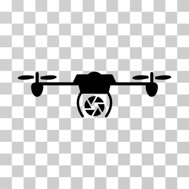 Çekim casus Airdrone vektör simgesi