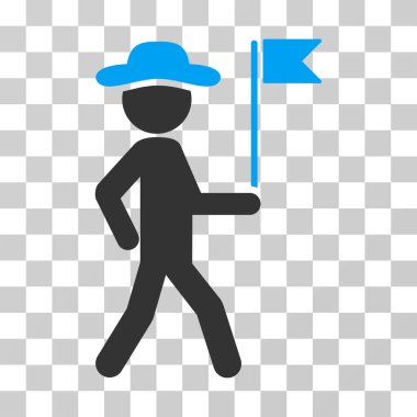 Beyefendi bayrak Kılavuzu vektör simgesi