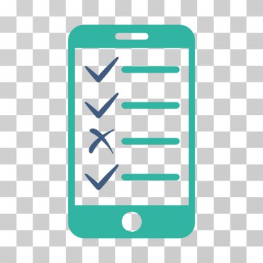 Mobil görevleri vektör simgesi