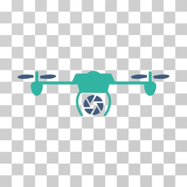 Çekim casus Airdrone vektör simgesi