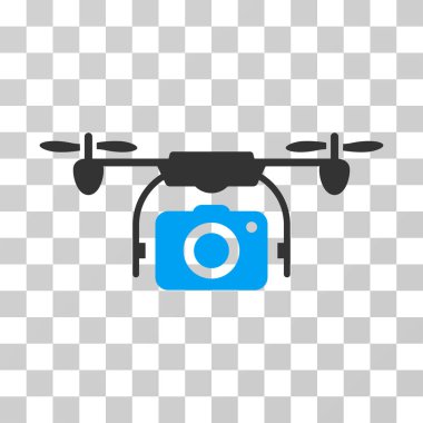kamera drone vektör simgesi